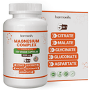 HARMONIFY Magnesium 5 in 1 Komplex Nahrungsergänzung, 1000 mg, Glycinat und weitere Inhaltsstoffe, flüssiges Produkt