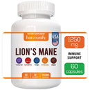 HARMONIFY Lion’s Mane Mushroom Complex, 21-Mix Vitalpilze mit Löwenmähne, gesundheitsfördernde Pilz-Kombination, natürliche Nahrungsergänzung