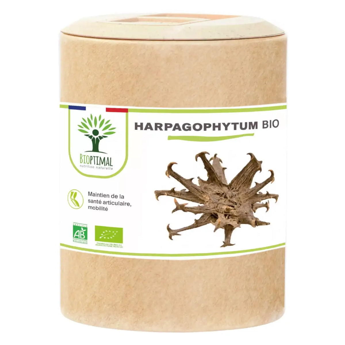 Bio Harpagophytum Teufelskrallen Nahrungsergänzung, 60 Kapseln für Verdauung, Appetit und Gelenke, von Bioptimal