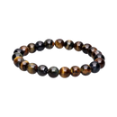 Poliertes Hawkeye 6 mm Armband aus Tigerauge-Perlen, elegantes Schmuckstück von Vives de la Cortada SCP