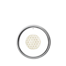Heilige Geometrie Glas 250ml von Ancient Purity mit 24 Karat Gold Blumen des Lebens Muster, transparentes Trinkglas