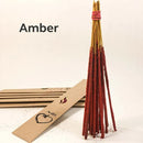 Räucherstäbchen Amber von herZEN, 10 Stück, Räucherwaren mit aromatischem Amber-Duft, lange Brenndauer, natürliche Räucherware