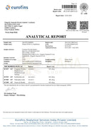 Analytischer bericht von eurofins für 52g himalaya shilajit mineralien 400mg kapseln mit mikrobiologischen tests und fulvic acid