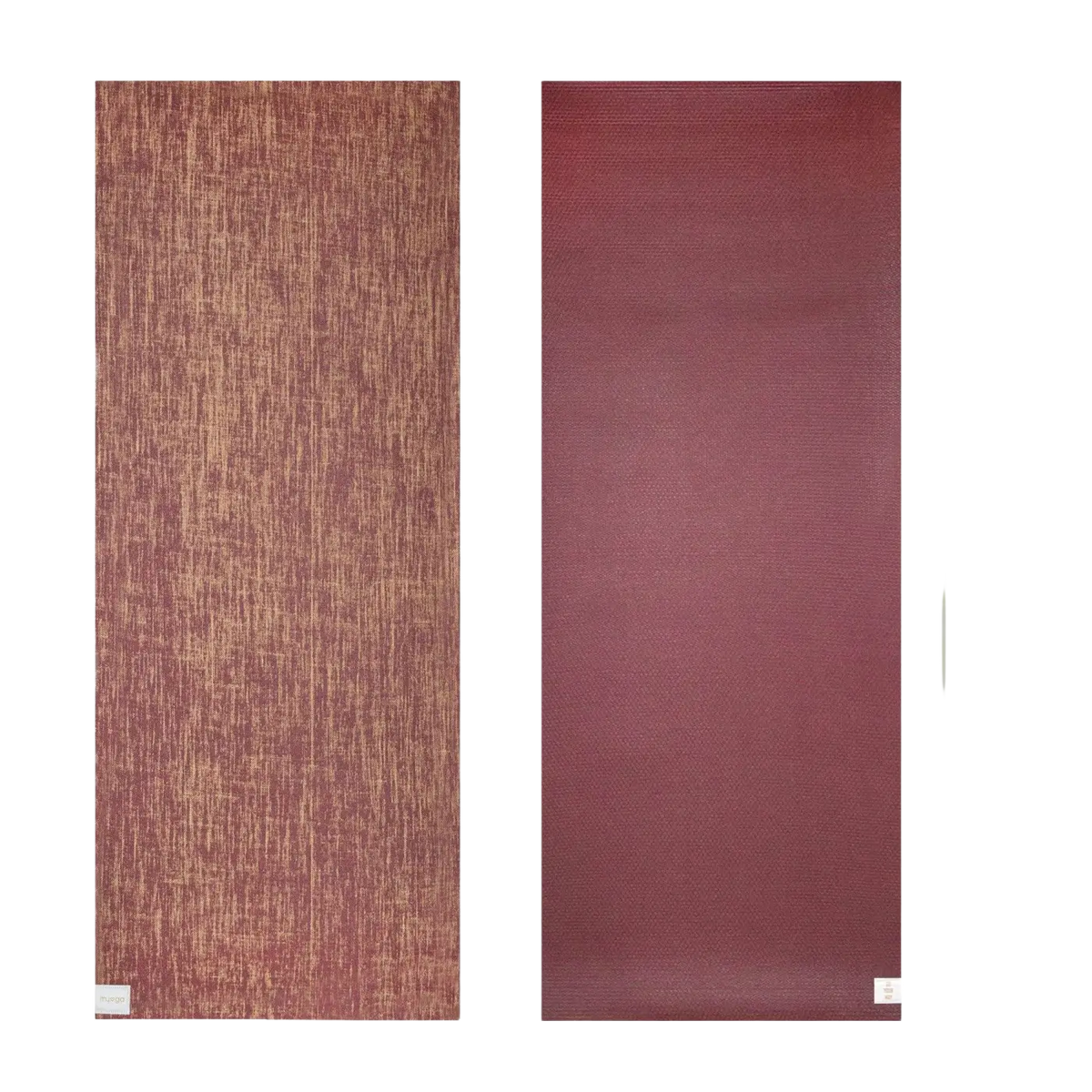 Hochwertige nachhaltige Jute Yogamatte von Myga Eco mit Ultra-Grip, natürliche Yogamatte für Yogaübungen auf der Matte