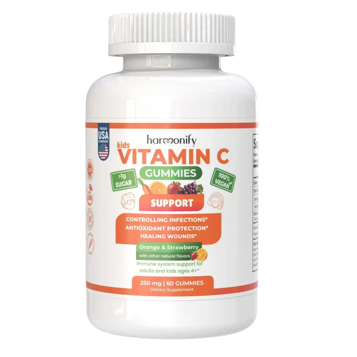 Vitamin C Daily Gummy, Detail