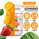 HARMONIFY Immune C Daily Gummy Nahrungsergänzung für Kinder mit Vitaminen zur Stärkung des Immunsystems, bunt gefärbte Gummies
