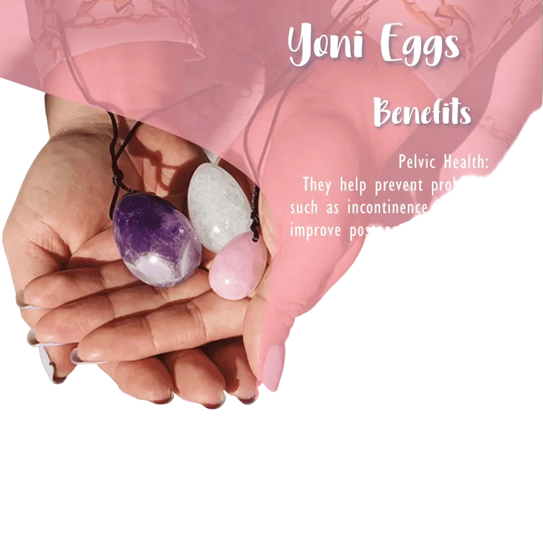 Jade Yoni Eier Pack von Vives de la Cortada S.L, drei polierte, eiförmige Jade Eier für Körperpflege und Wellness.
