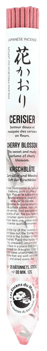 Japanische kurze Weihrauchröllchen von AROMANDISE, rosa Räucherwaren, handgefertigte Räucherstäbchen für Meditation und Entspannung