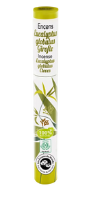Japanische Weihrauchräucherstäbchen Herbosense mit Eukalyptus, natürliche Räucherware von Faire Aromandise, entspannender Duft