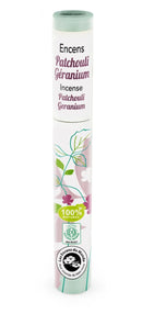 Japanischer Weihrauch Herbosense Räucherstäbchen mit Patchouli und Geranie, natürliche Räucherware von Faire Aromandise