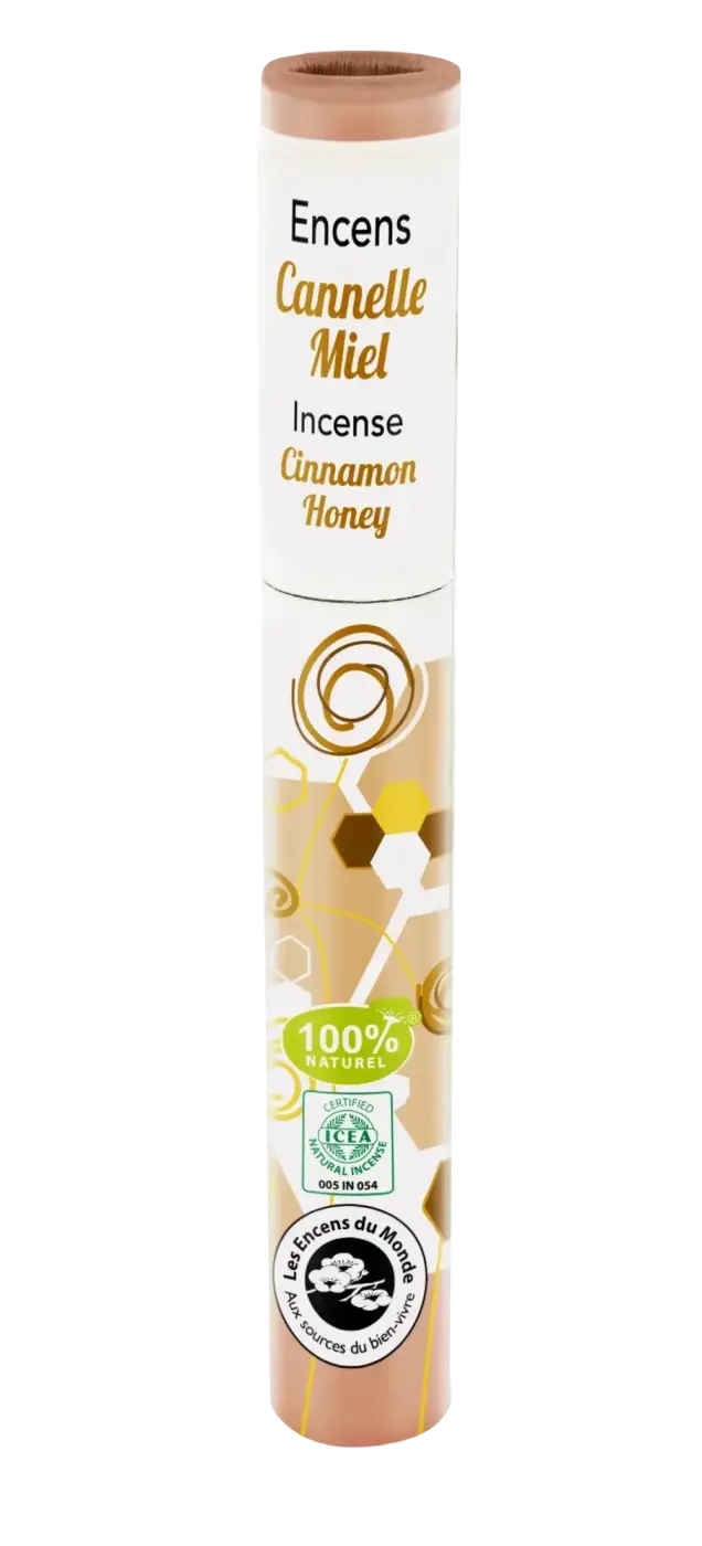 Japanischer Weihrauch Herbosense Räucherstäbchen mit Zimt, Honig und Fenchel, natürliche Räucherware von Faire Aromandise