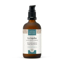 Braune glasflasche mit schwarzem pumpspender jojobaöl natural haut und haarpflege von comptoir des huiles
