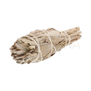 Ein bund getrockneter weisser salbei salvia apiana als kalifornische fackel mit natürlichem twine gebunden