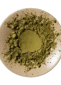 Khadi Pflanzenhaarfarbe Dunkelblond 100g für Haare, inklusive grünes Matcha Pulver, natürliche Haarfärbung