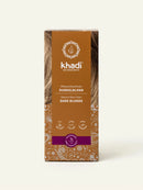 Khadi Pflanzenhaarfarbe Dunkelblond 100 g – natürliche vegane Haarfarbe für kühles, aschiges Dunkelblond ohne Rotreflexe im Mana Shop Schweiz.