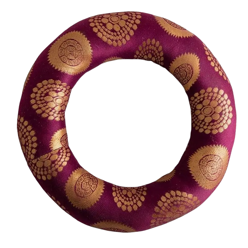 Dessauer Klangschalenkissen für 26 cm Klangschale, weiche Donut-Unterlage aus Stoff, ideal für Meditation und Klangtherapie
