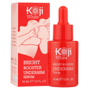 Koji White Bright Booster Achselserum in roter Glasflasche, Körperpflegeprodukt für strahlende Achselhaut