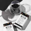 Koji White Gesichtshautaufhellungsseife mit Kojisäure und Glutathion, cremige Textur, für hellere und gleichmäßige Haut.