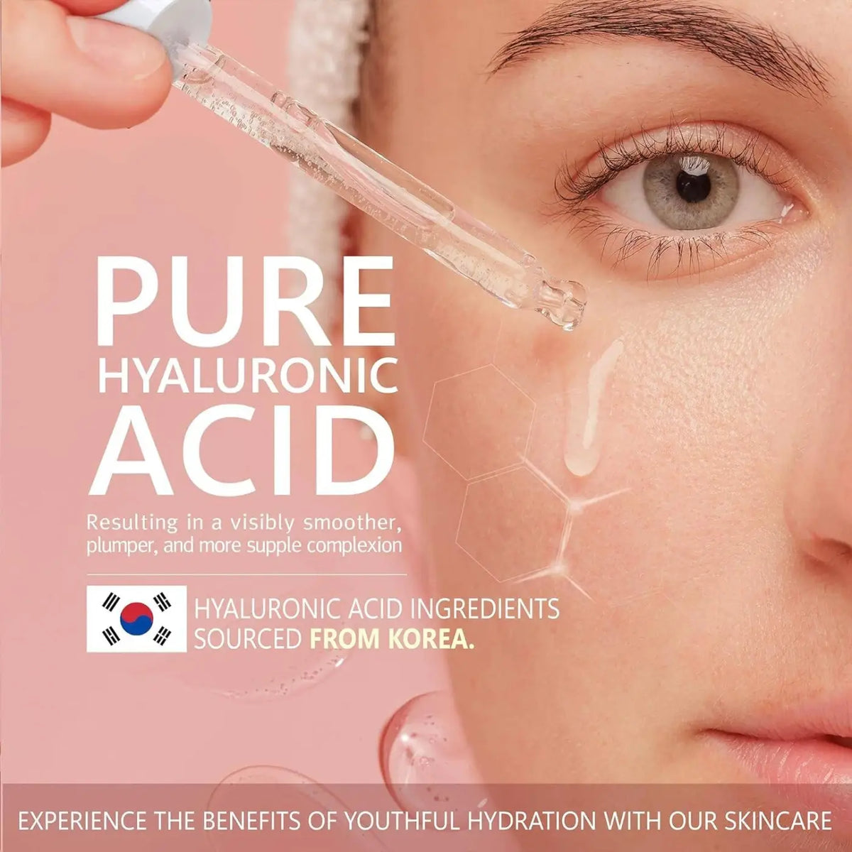 Koji White Serum zur Aufhellung dunkler Flecken auf Gesicht, in einer klaren Glasflasche, für einen gleichmäßigen Hautton.