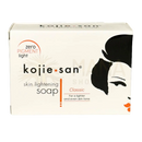Kojie san original hautaufhellende seife mit kojicsäure und teebaumöl für einen ebenmäßigen teint und gegen pigmentflecken in cremefarbiger Verpackung