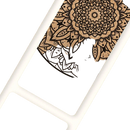Natürliche schwarze Kork-Yogamatte von Myga Eco, XL-Größe, mit detaillierter Textur für Yoga-Übungen.