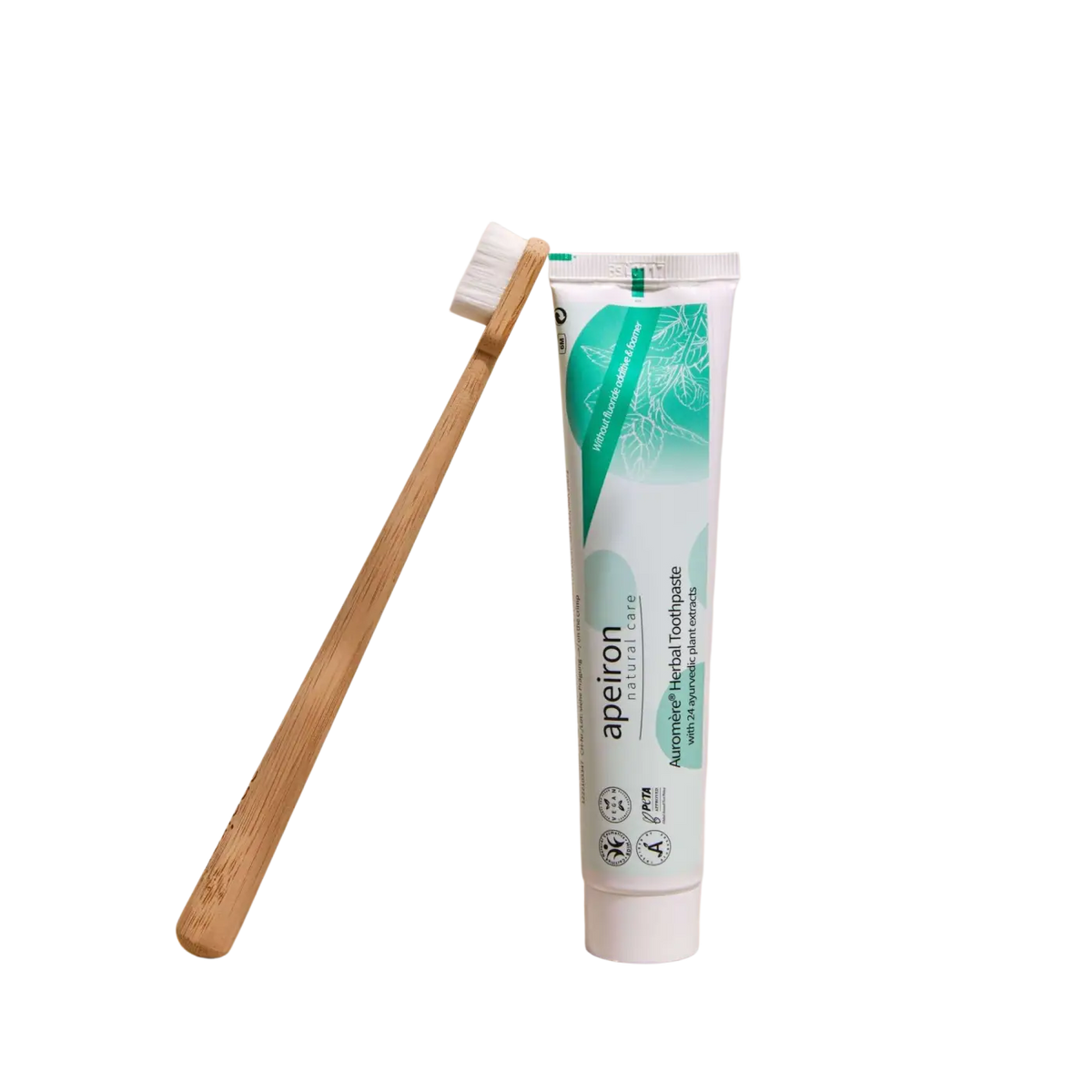 Naturbelassene Kräuter-Zahncreme in 75ml, Spa Vivent Apeiron Auromère für natürliche Mundpflege und gesunde Zähne.