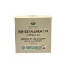 Ksheerabala 101 Nahrungsergänzungsmittel in 100 Kapseln, beige Verpackung, von Ayurveda Specialist B.V.