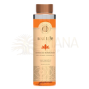 Soul tree kumkumadi cleansing oil in a clear bottle with orange label and bronze cap featuring organic saffron and cold-pressed oils from ayurveda specialist mana shop