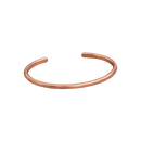 Kupfer-klemmarmband für herren in rosegold mit breitem design und glatter polierter oberfläche ideal für breitere handgelenke bei mana shop image to zoom