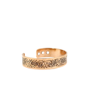 Kupfer-magnetarmband design 12 goldfarbenes cuff-armband mit keltischen knotenmuster und drei magnetischen einlagen