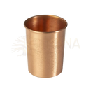Kupfer trinkbecher aus hochwertigem kupfer mit zylindrischer form und floraler ornamentprägung von mana shop