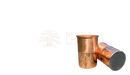 Kupferbecher 300 ml aus 99,9 reines kupfer mit gehämmerter textur und dunklem boden kupfergefäß für genuss