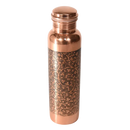 Kupferflasche 950 ml von Mana Shop, ayurvedische Trinkflasche Typ 2, aus glänzendem Kupfer, ideal für Wasser und Getränke.
