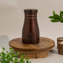 Reine kupferne Antik-Kupferkaraffe, gehämmert, 950 ml, handgefertigt, Ayurveda Specialist B.V.