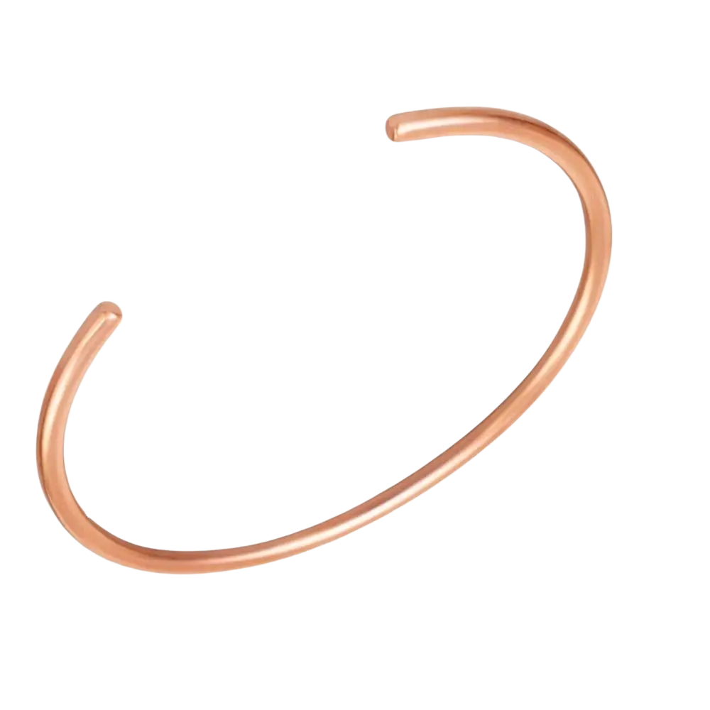 Kupfer-Klemmarmband für Herren, eleganter Armreif für breites Handgelenk, Ayurveda Specialist B.V.
