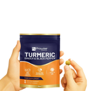 Kurkuma Tabletten von Prowise Healthcare mit 5400 mg, schwarzem Pfeffer und Ingwer, in einer weißen Packung.