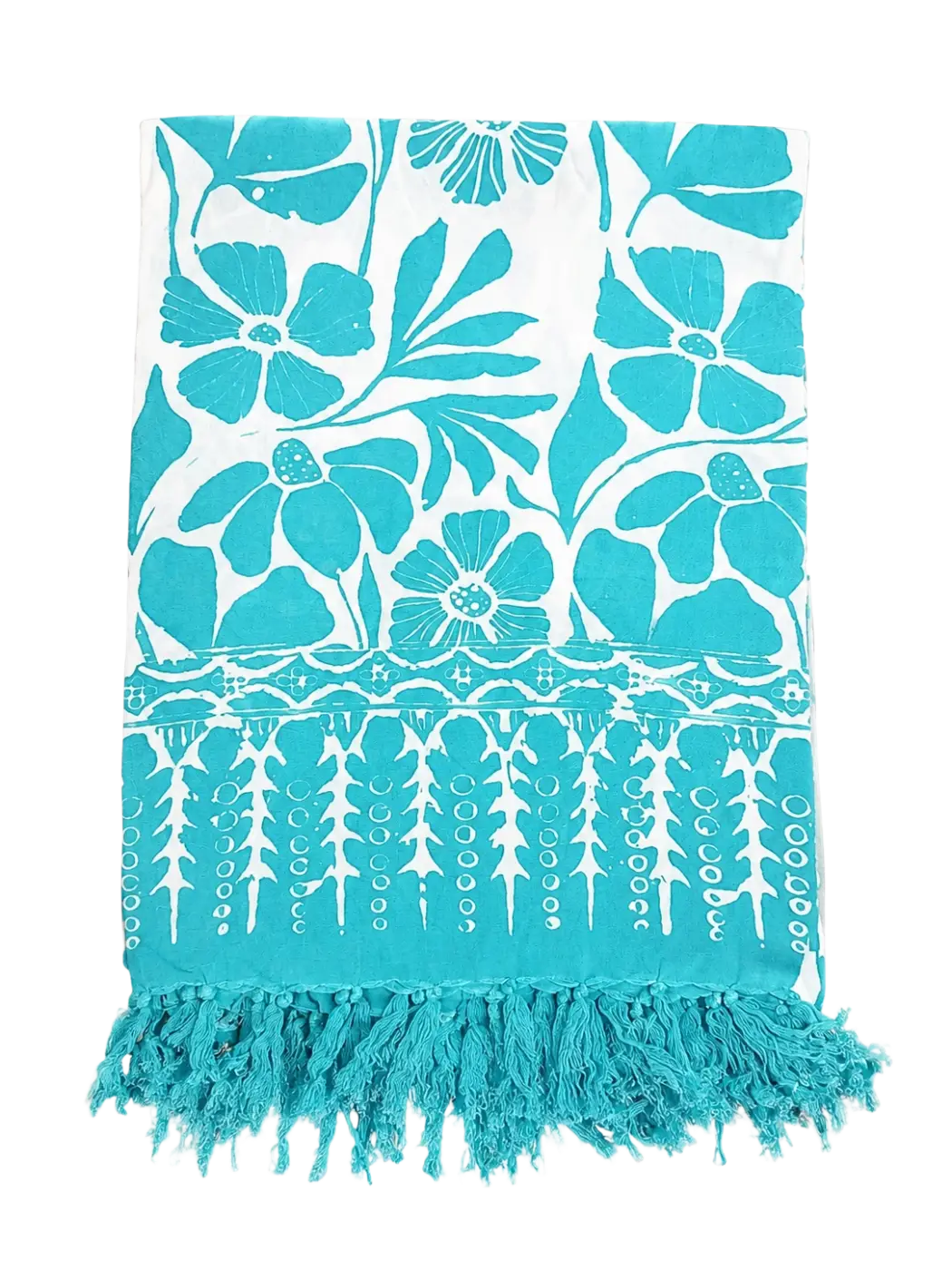 Lagunenblüte Lunghi Sarong Pareo Tuch, Hamamtuch, 160x115cm, buntes Strand- und Badetuch, aus weichem Baumwollmaterial