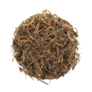 Runde kompakte kugel aus getrocknetem braunem lapacho tee der inkas eine heilige pflanze der inca peoples have