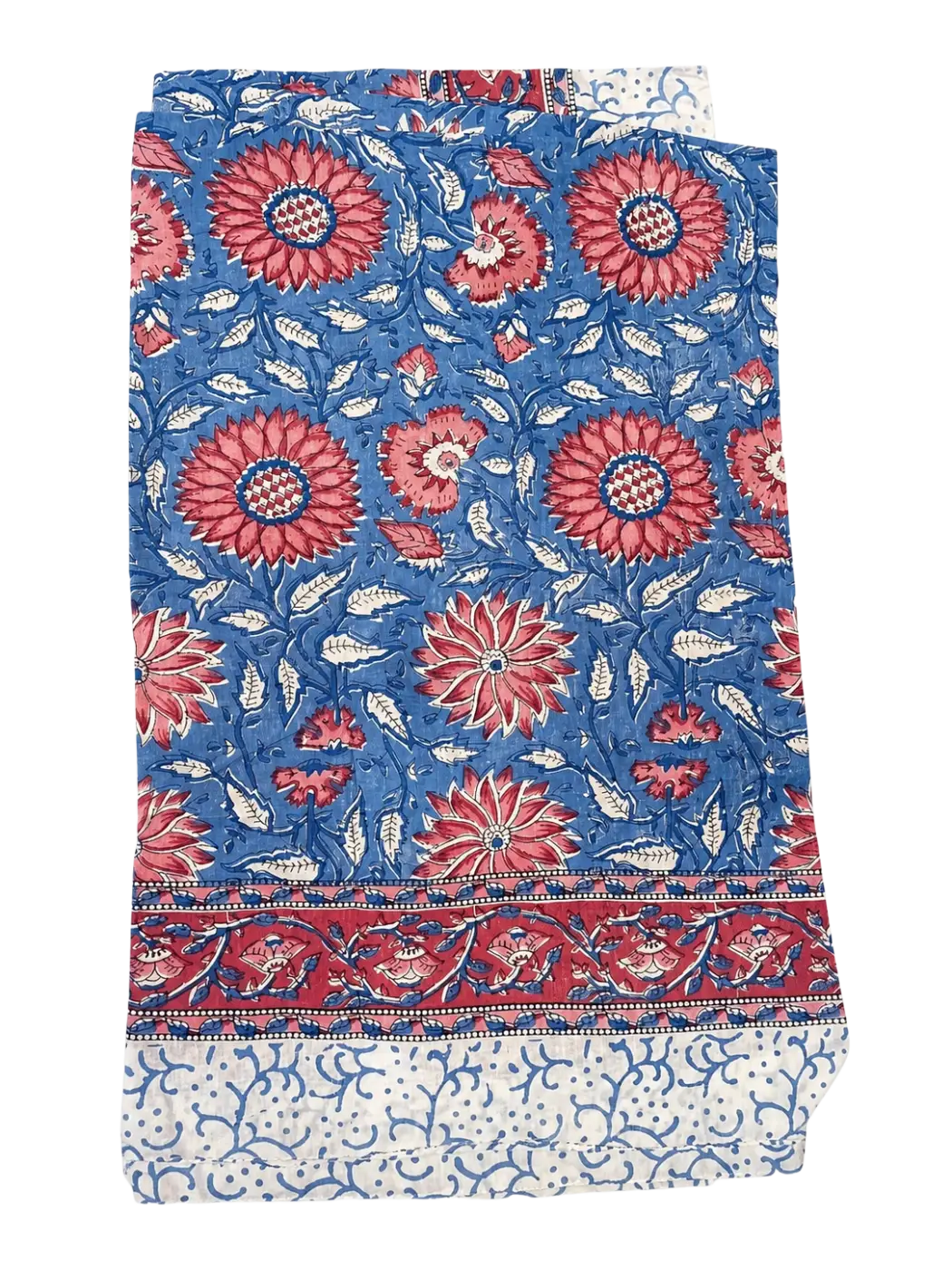 Buntes Landliebe Lunghi Sarong Hamamtuch aus Baumwolle, leicht und groß für Strand und Sommer, zeigt farbenfrohes Muster