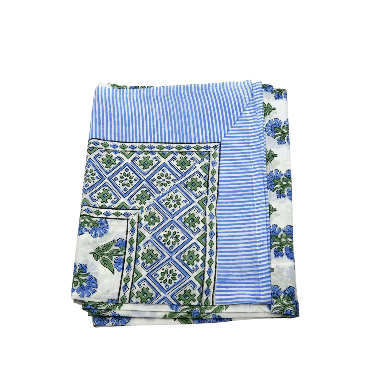 Buntes Hamamtuch aus Baumwolle, Lunghi Sarong Tuch 180cm x 108cm, gefaltet, von Mana Shop für Strand und Sauna.