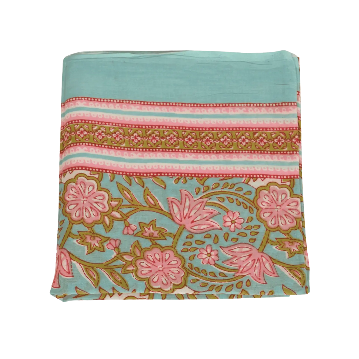 Gefaltetes Mana Shop Hamamtuch Lunghi Sarong Tuch, 180cm x 108cm, weiches, vielseitiges Strand- oder Badetuch