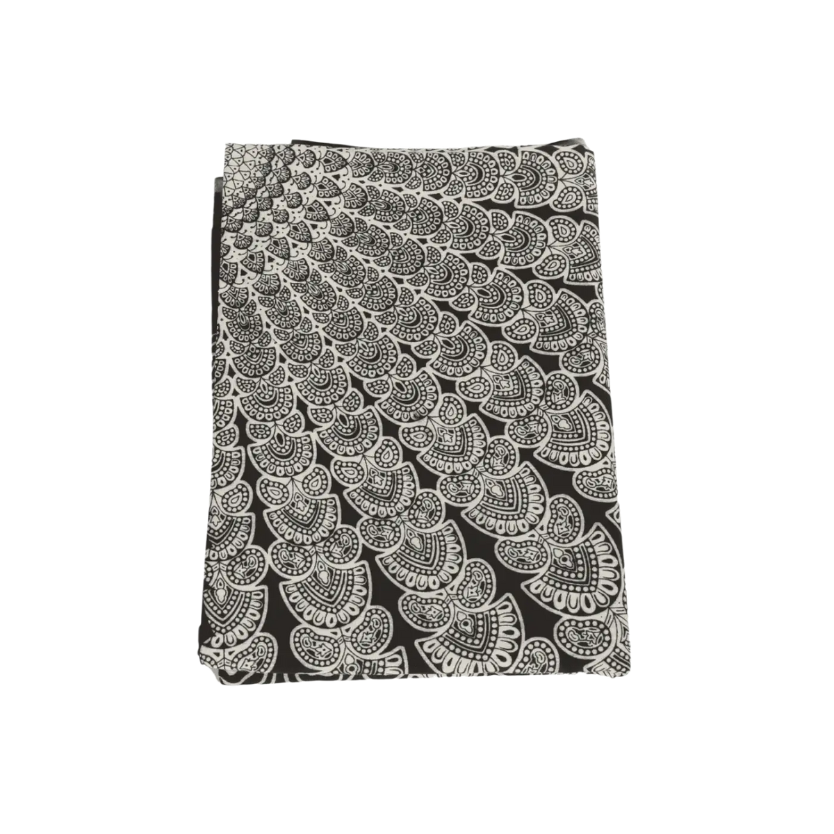 Schwarzes Hamamtuch in Längsform, 180cm x 108cm, aus dem Mana Shop, als flexible Sarong oder Strandtuch verwendet