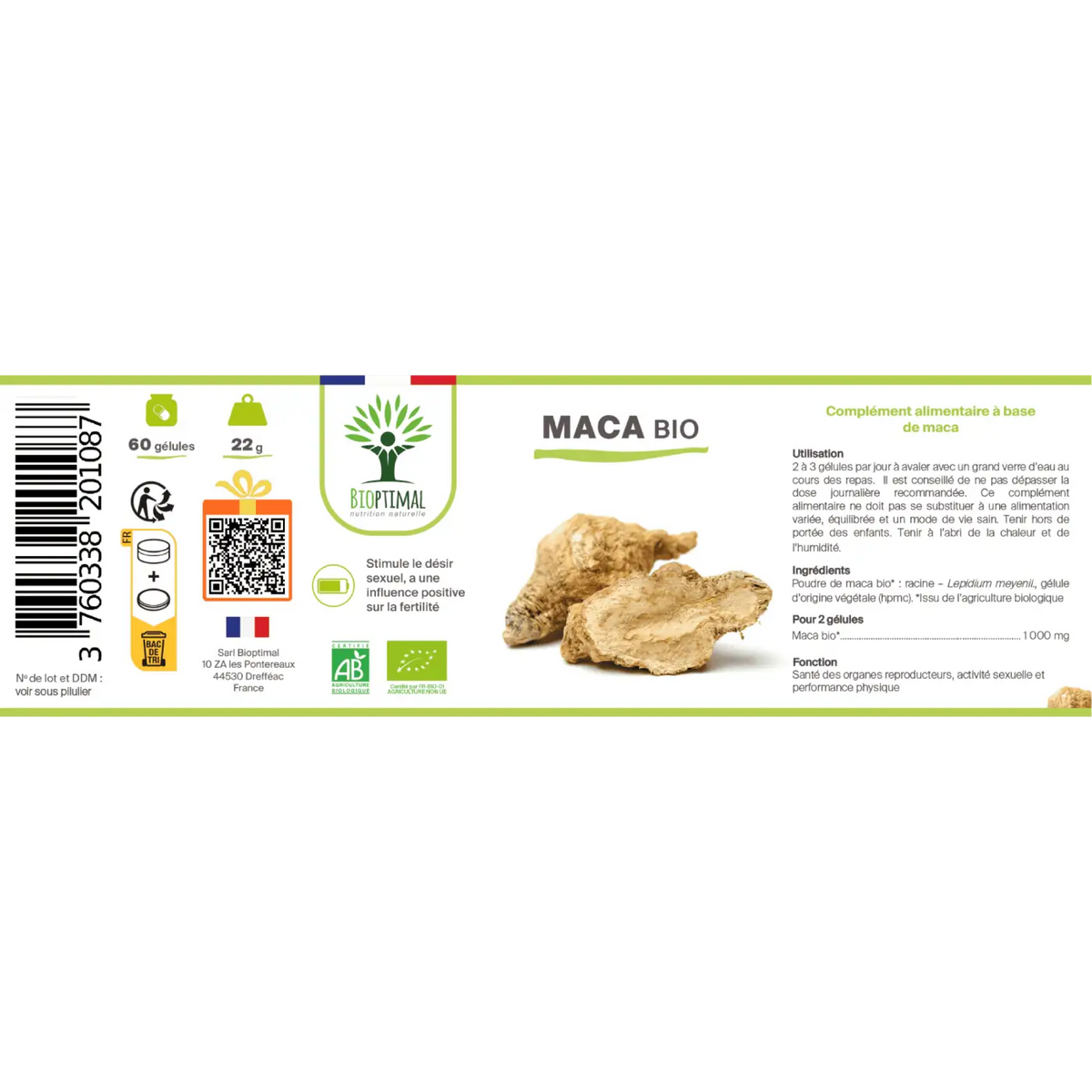 Bioptimal Bio-Maca Kapseln, Mana Shop