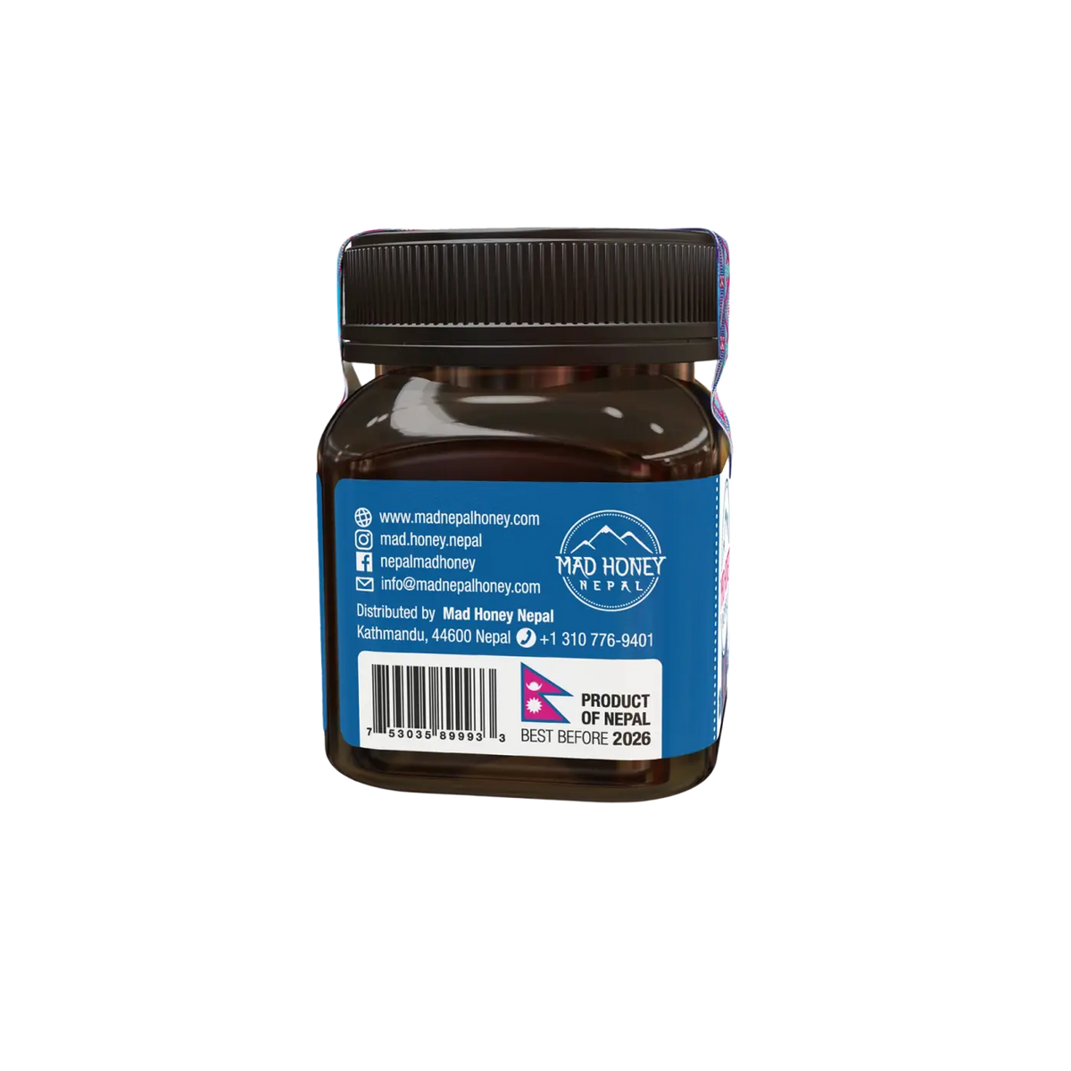 Honig von Mad Honey Nepal in 150 g Verpackung, natürliche Nahrungsergänzung, cremige Konsistenz, Glasbehälter