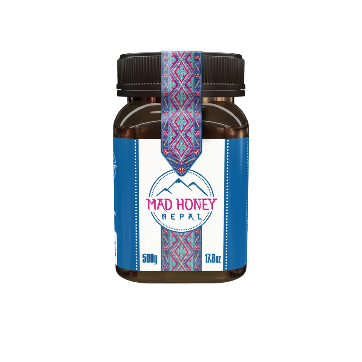 Himmlisches Mad Honey Nepal in braunem Glasgefäß, 500 g, Nahrungsergänzungsmittel, natürliche Honigqualität