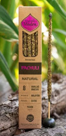 Produkt – Sagrada Madre Patchouli Natural Räucherstäbchen – 8 dicke Räucherstäbchen von Madal Bal AG | Mana Shop Schweiz