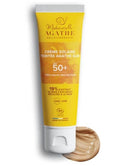 Gesichtssonnencreme von Mademoiselle Agathe mit getönter Bio SPF50+ Sonnenschutzcreme, natürliche und leichte Textur