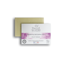 Natürliche Bio-Patchouli-Seife von Mademoiselle Agathe zeigt eine handgefertigte Seife mit Patchouli-Duft und natürlichem Glanz.