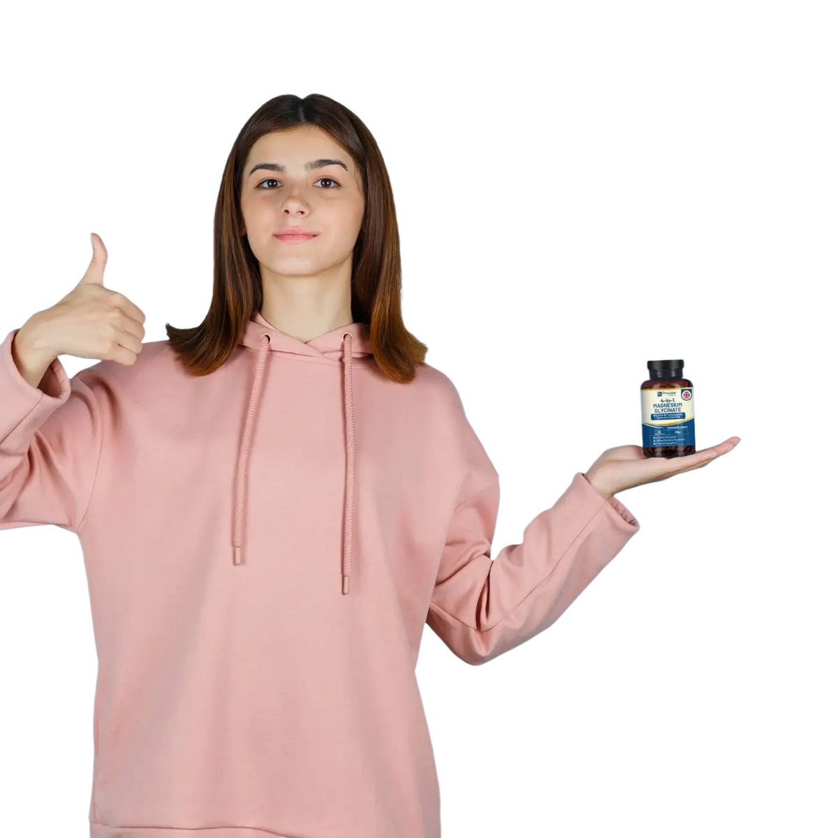 Nahrungsergänzungsmittel Magnesiumglycinat mit Ashwagandha, Kurkuma und Vitamin B6, Prowise Healthcare, in Tablettenform