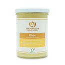 Bio Ghee von Maharishi, 350 g, hochwertiges Öl und Fett Produkt mit cremiger Konsistenz in Verpackung sichtbar